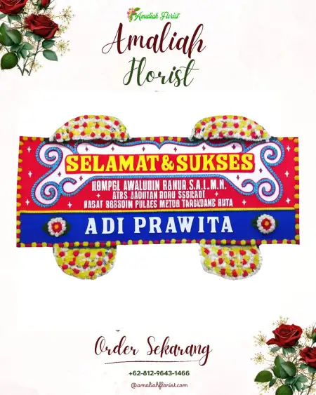 Papan Bunga Ucapan Selamat Donggo