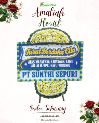 Papan Bunga Duka di Donggo